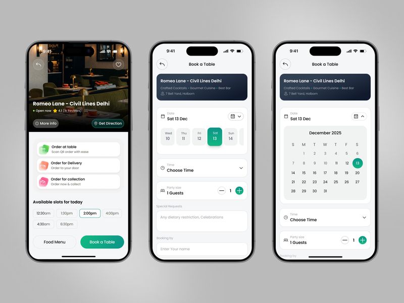 Restaurant Reservation App
