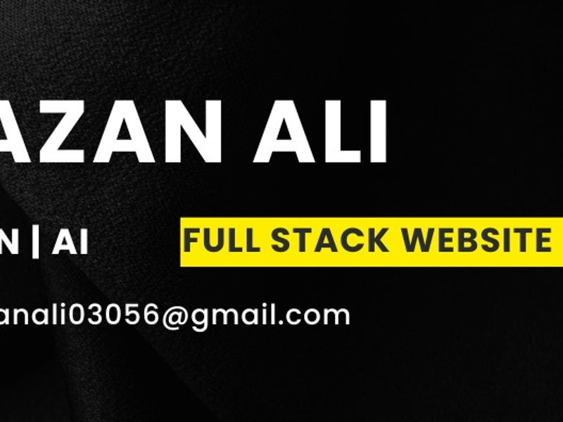 Azan Ali | Elite Full-Stack Developer & UI/UX Engineer