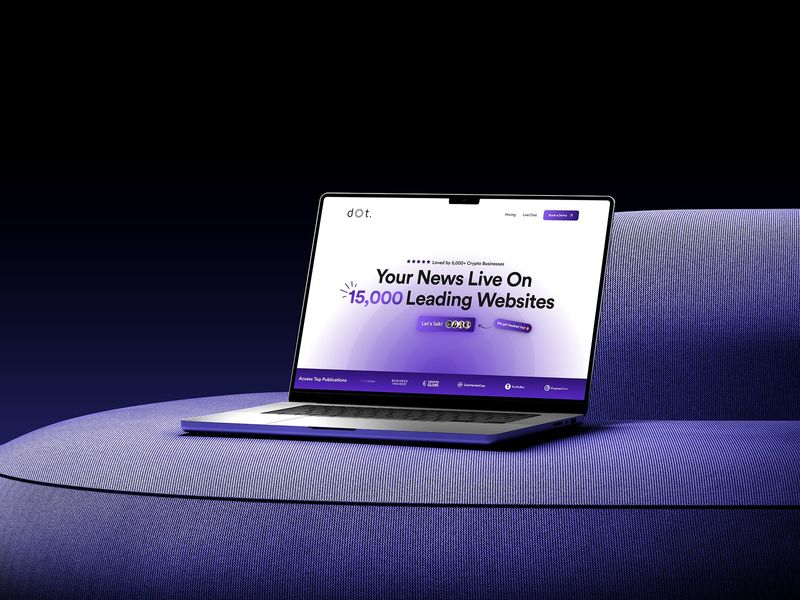 DOT Newswire: Framer Landing Page Design and Development