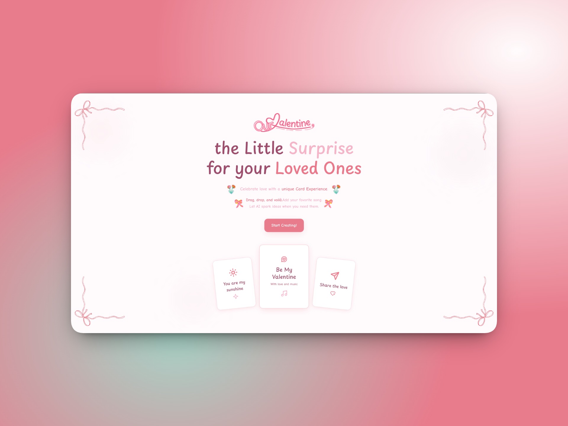 Our Valentine, the little surprise for your loved ones Image 0