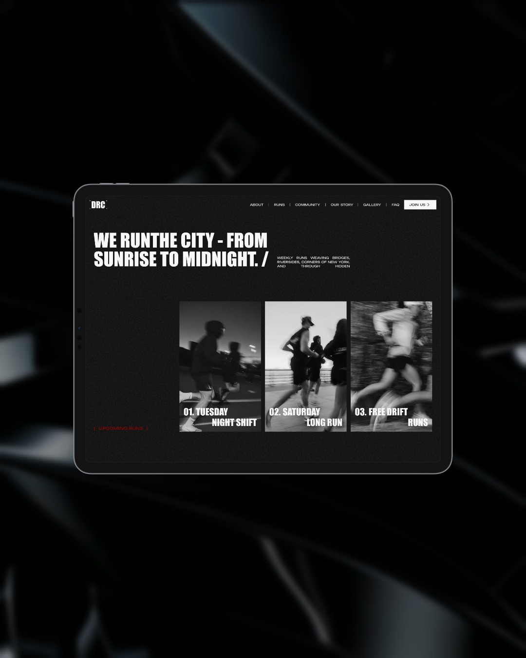 Drift Running Club ✦ Concept by PARANTHESE STUDIO Image 1