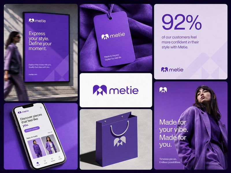 Modern Fashion Brand Identity & Visual System