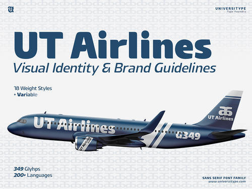 Airlines Visual Identity - UT Airlines