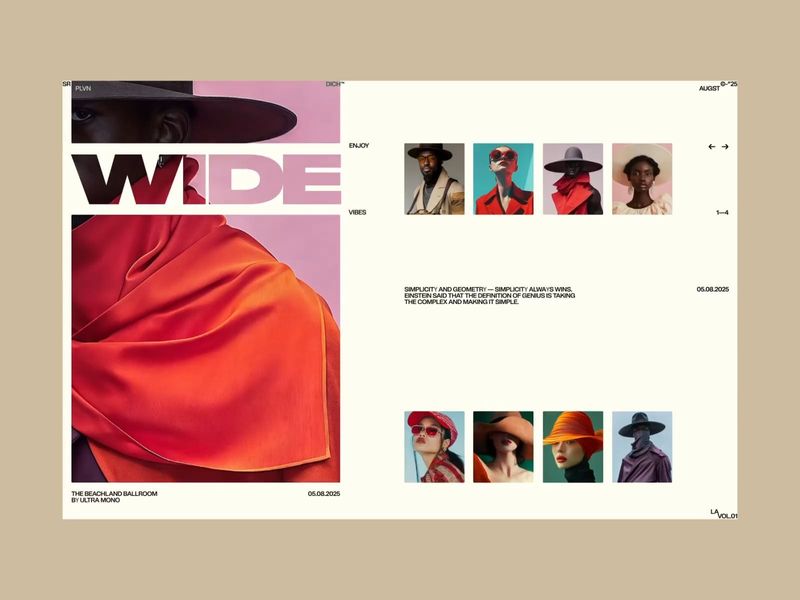WIDE // Website Templates