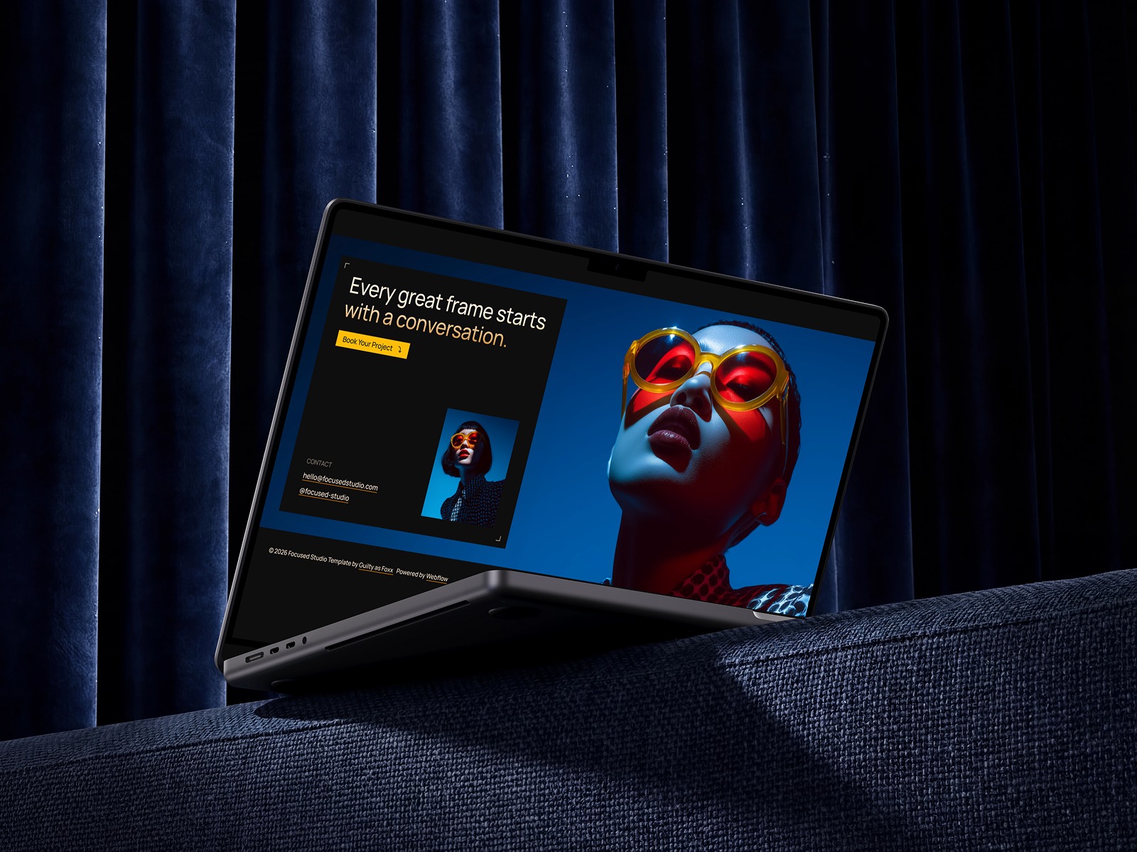 Focused - Webflow Template for the Bold Photographers and Visual Artists Image 0