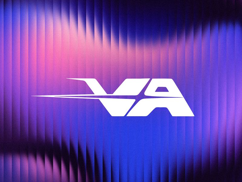 VA — Bold & Futuristic Monogram Logo