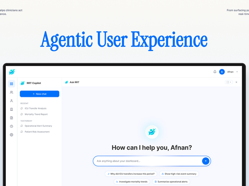 An Agentic UX Case Study for Hospital Rapid Response
