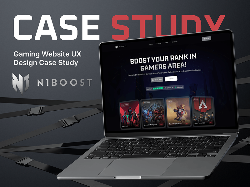 NFT Gaming Website Design UX Case Study