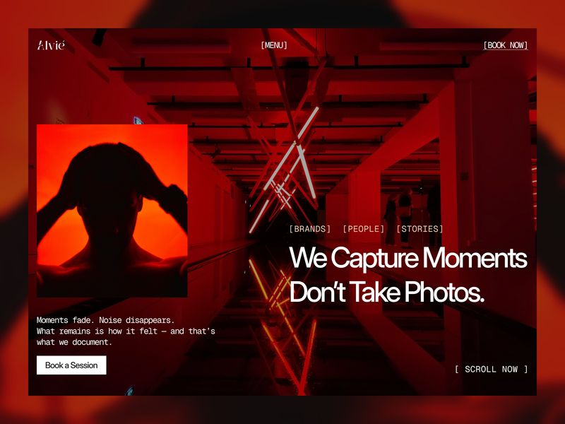 Modern Photography Studio Website Design
