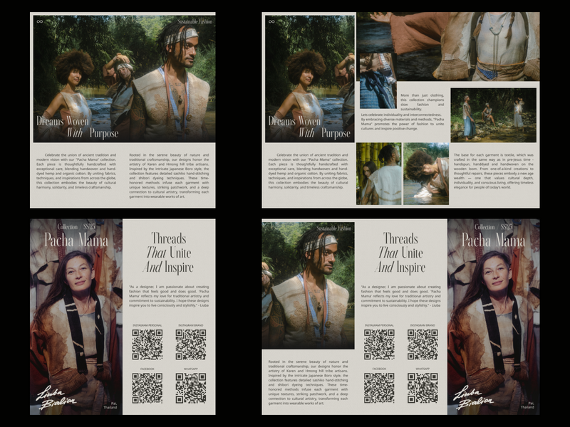 Photography and Brochure Design for Mother Earth Collection