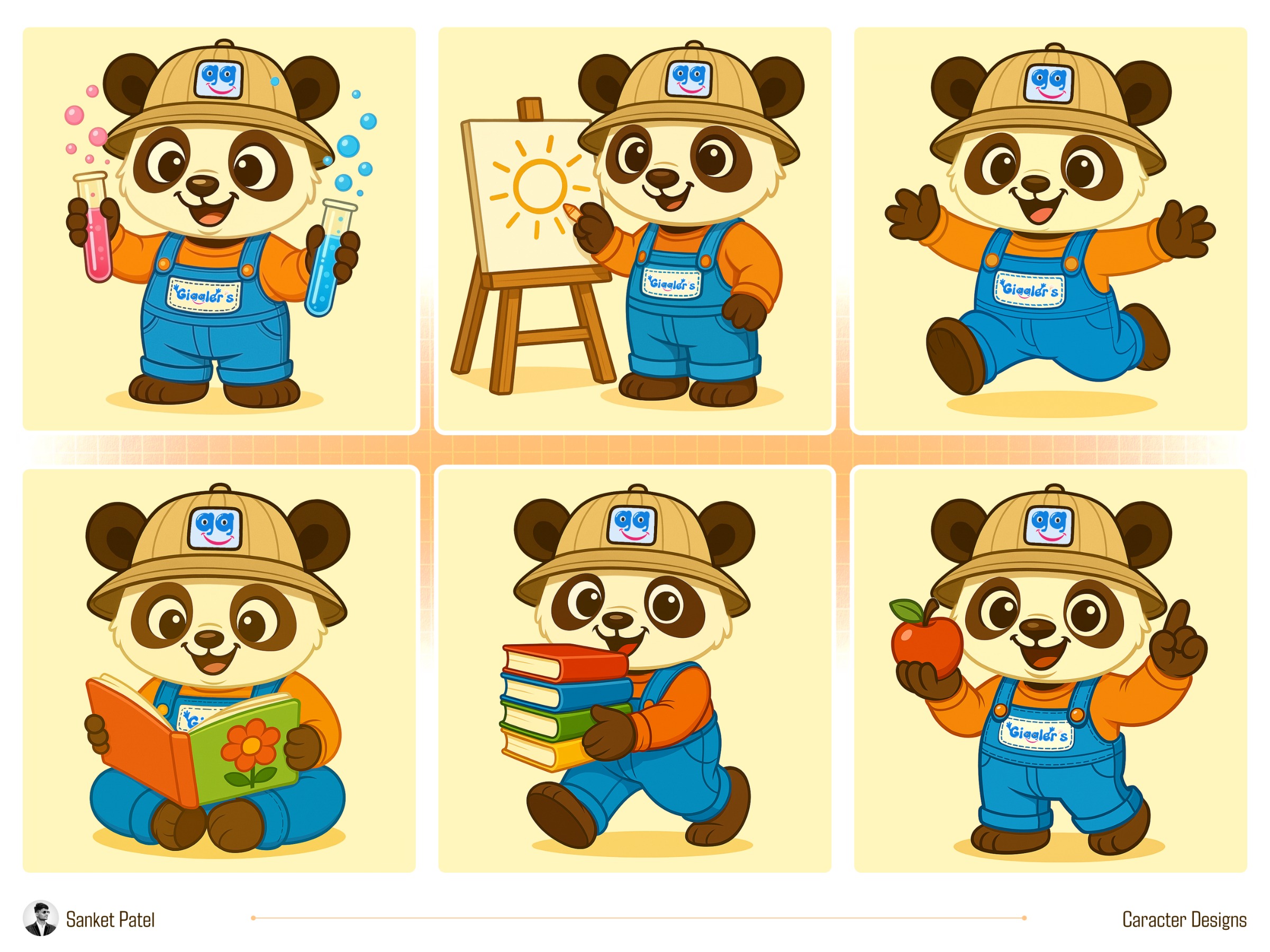 Character Design for Gigglers Preschool