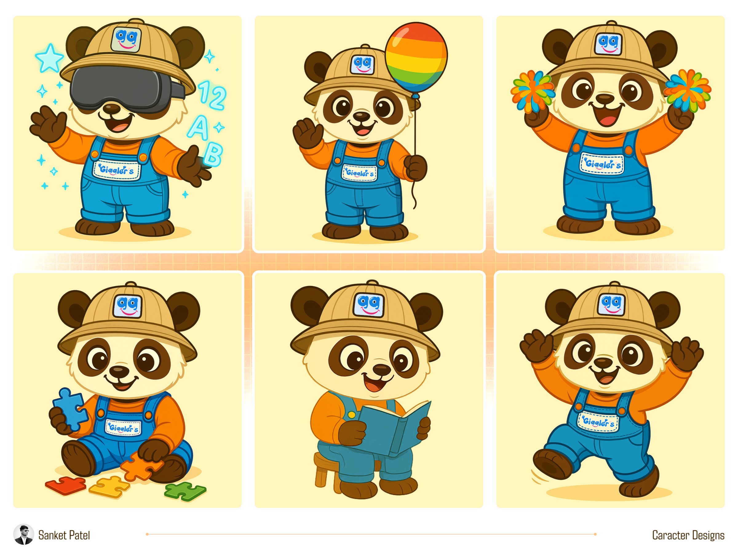 Character Design for Gigglers Preschool Image 0