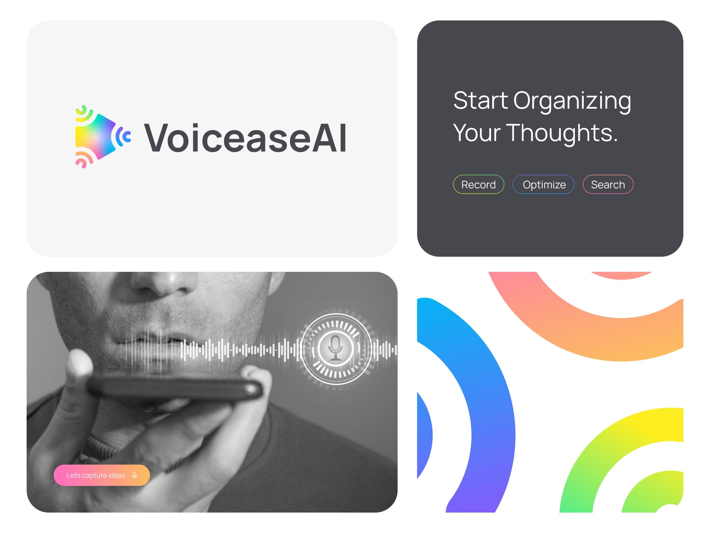 AI Logo, Software, Voice Recorder, Optimise, Productivity Tool by Ahmed Rumon | Logo Designer | Branding Expert