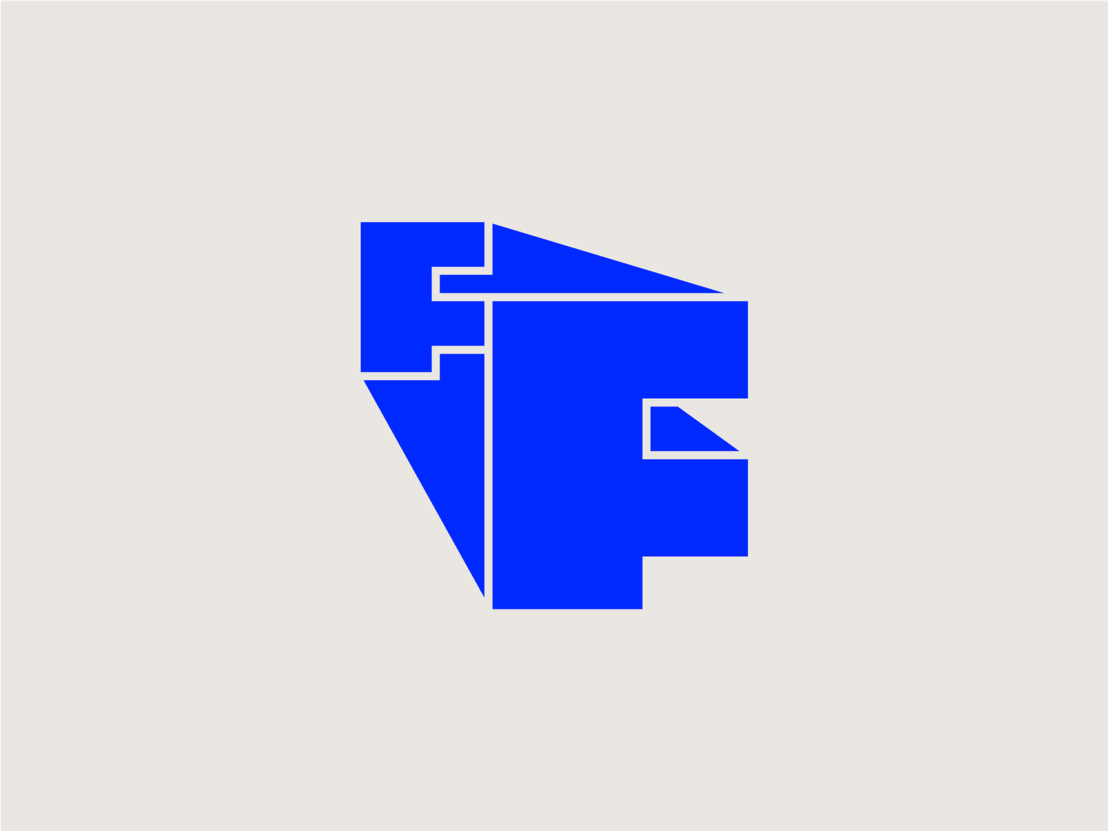 FF Letter Mark Design