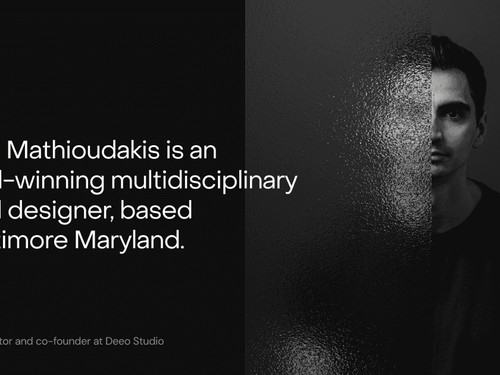 Yianni Mathioudakis – Co-Founder & Creative Director at DEEO