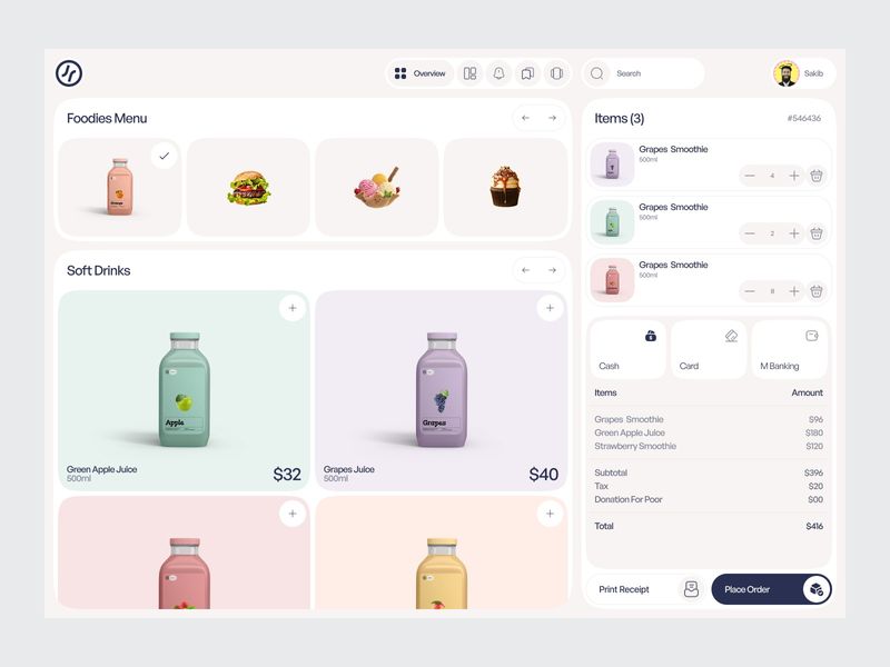 Restaurant SaaS — Product & Dashboard Design