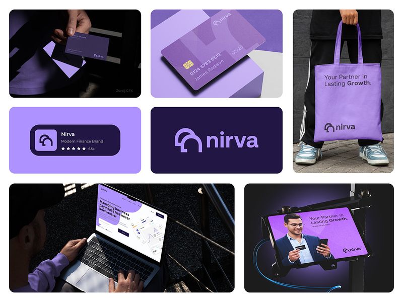 Nirva | Finance Logo & Brand Identity Design