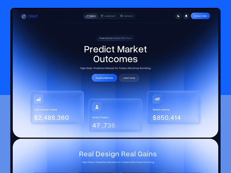 Crypto Prediction Market & Trading Platform
