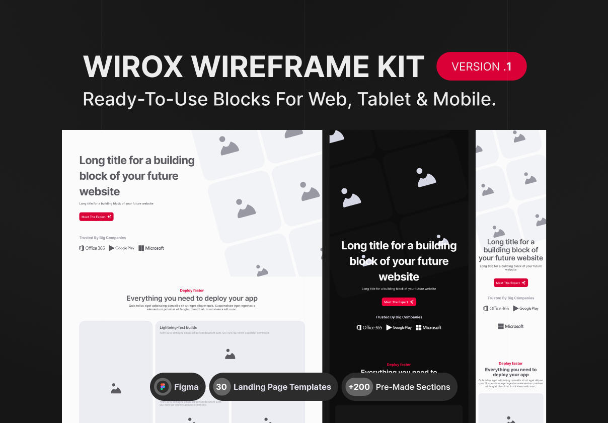 Wirox - Wireframe Kit