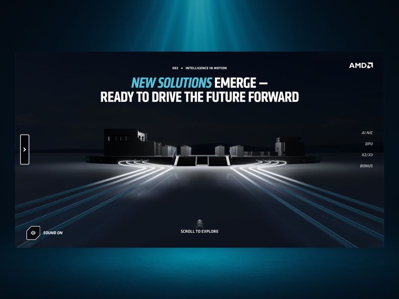 Immersive Event Experience for AMD – AI Factory by Noomo