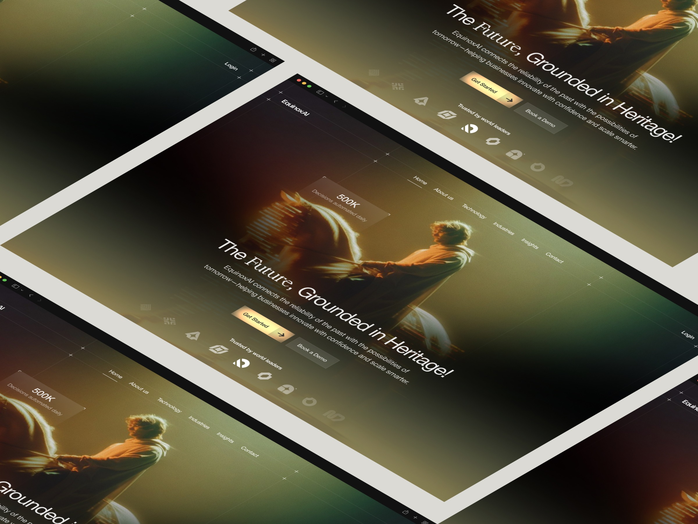 EquinoxAI - Web design for AI Startup Image 0