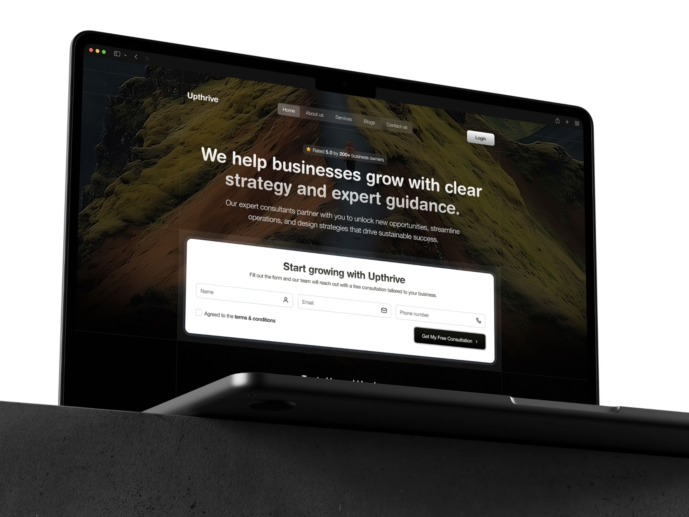 Upthrive - Web design for high growth startup Image 0