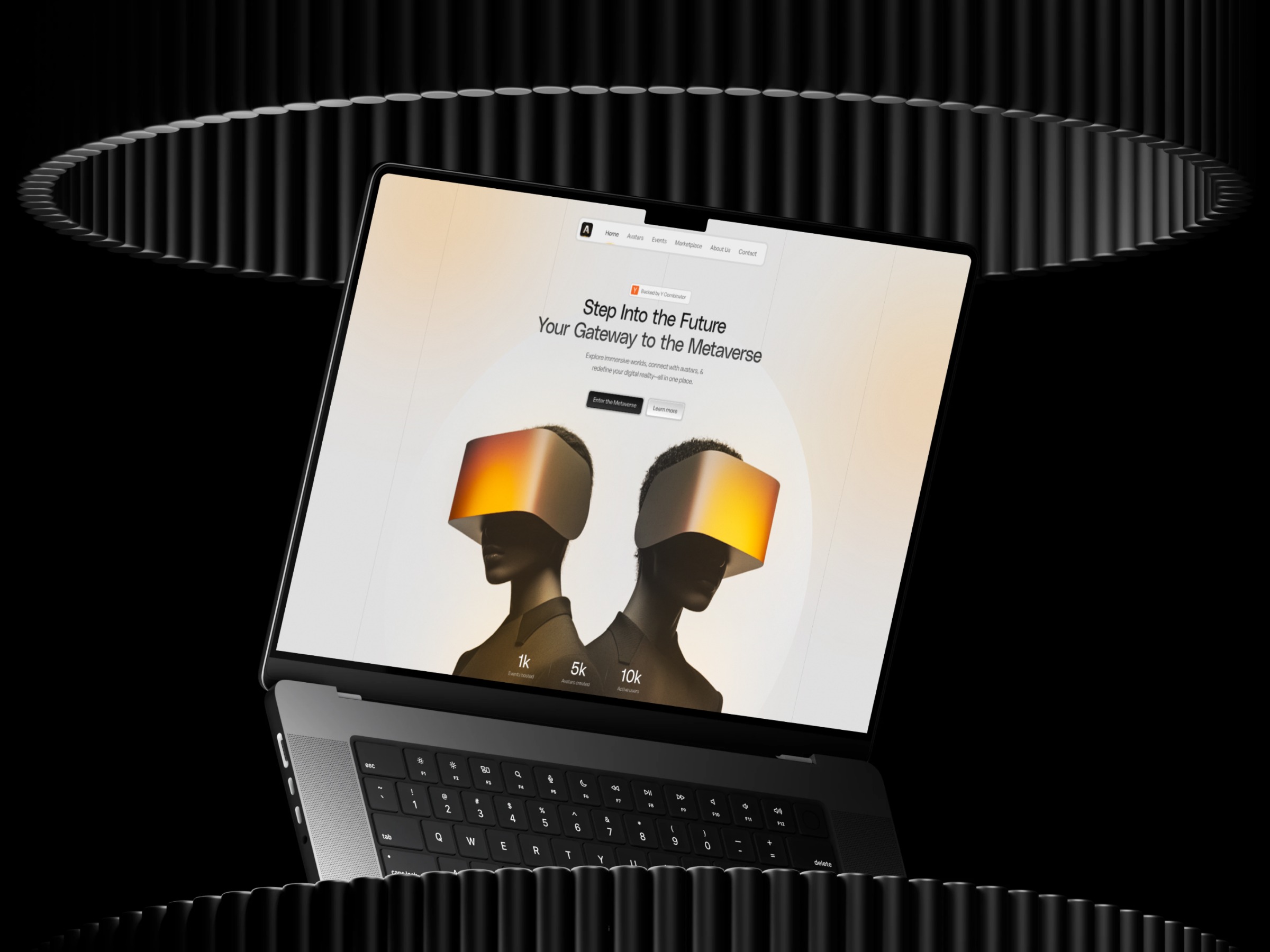 Avant Arc - Web design for Metaverse Startup Image 0