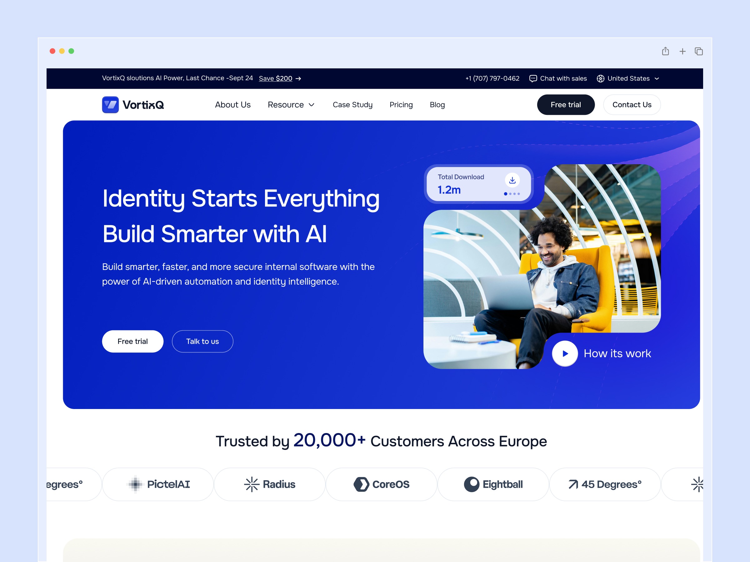 AI Software SaaS Landing Page AJOY - UI UX Designer by AJOY SARKER on Muzli