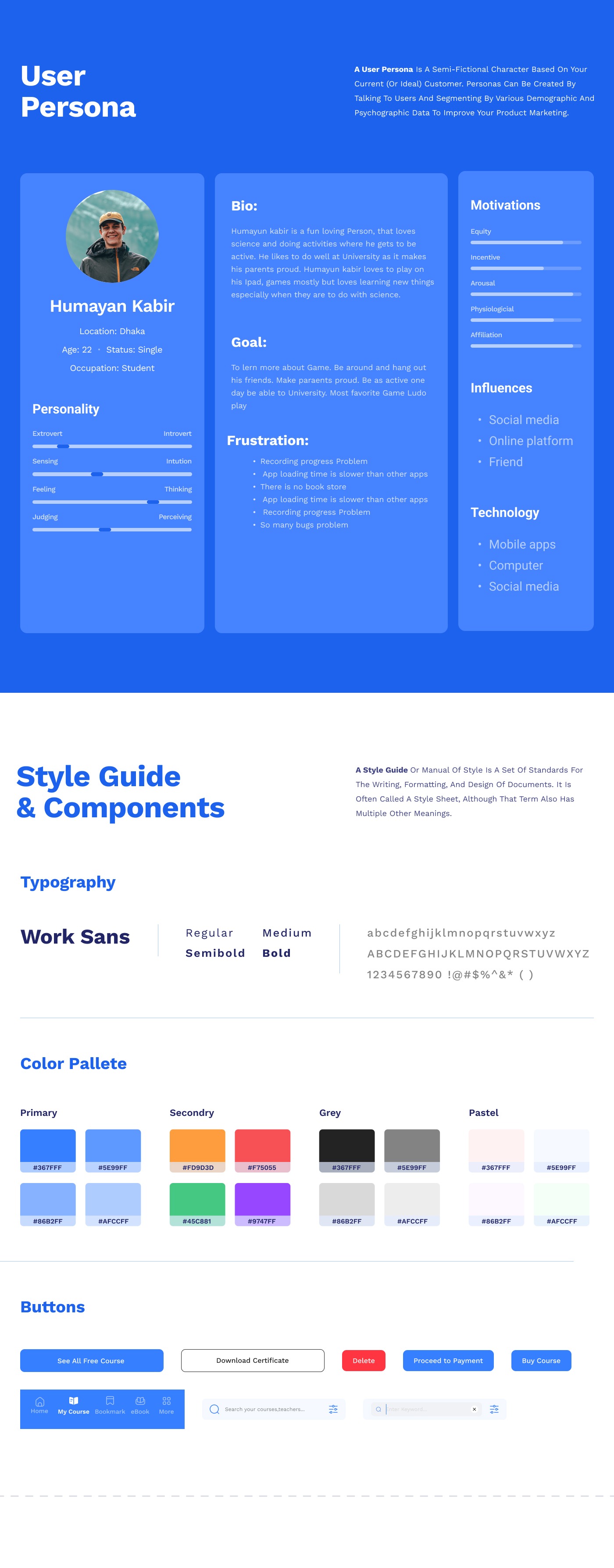eLearning UX & UI Case Study Image 3