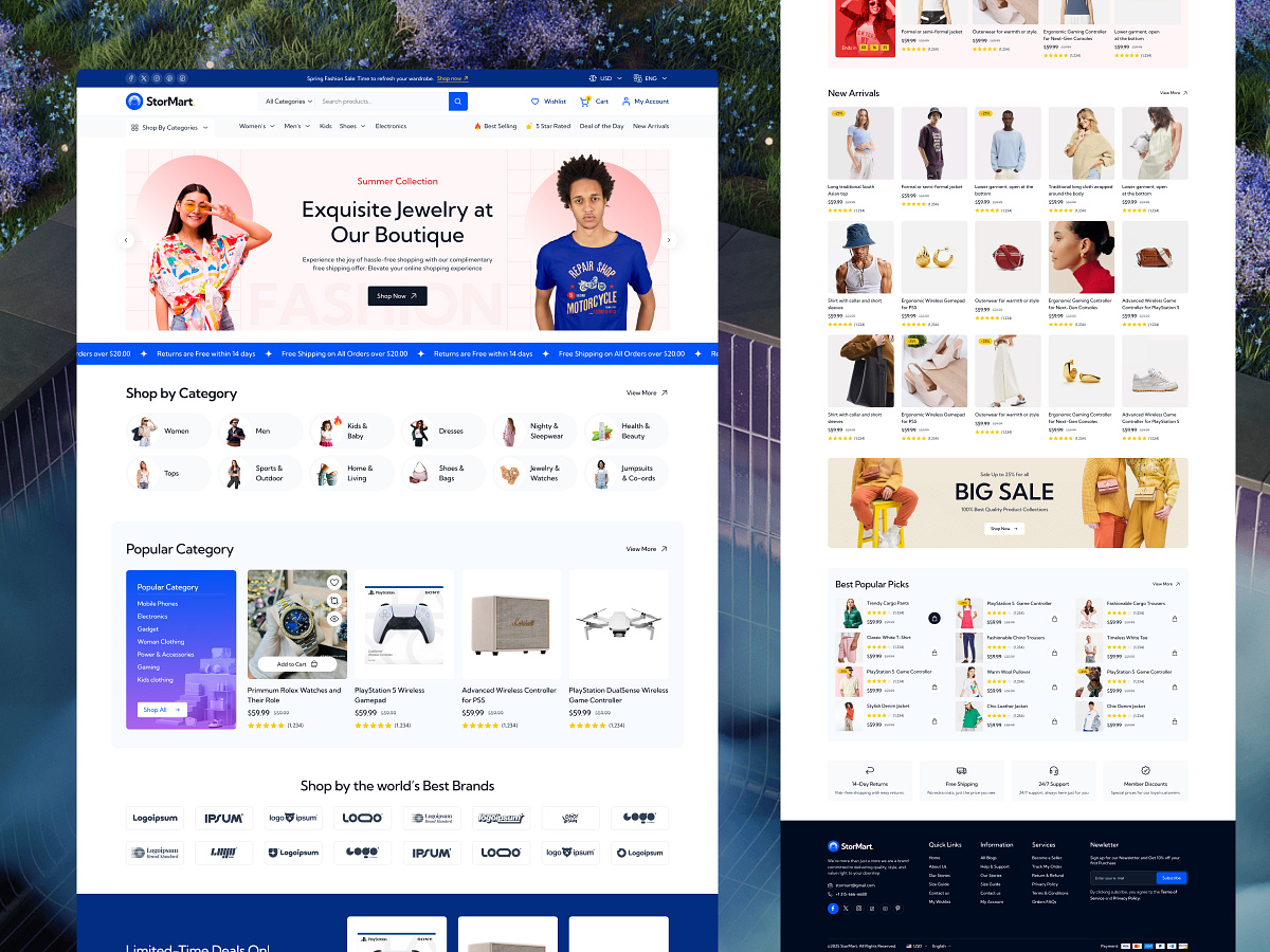 E-commerce Website Design