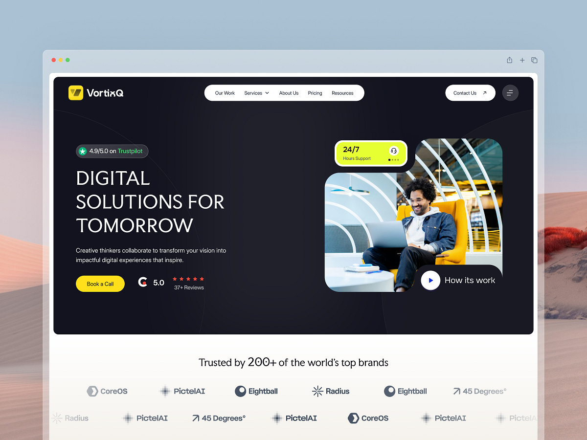 Creative Agency Website Image 1