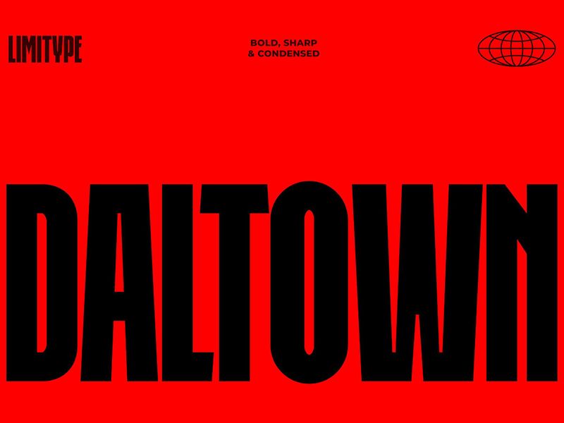 Daltown - Bold Condensed Font