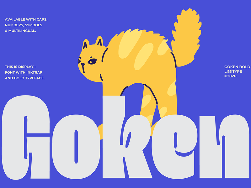 Goken - Bold Font