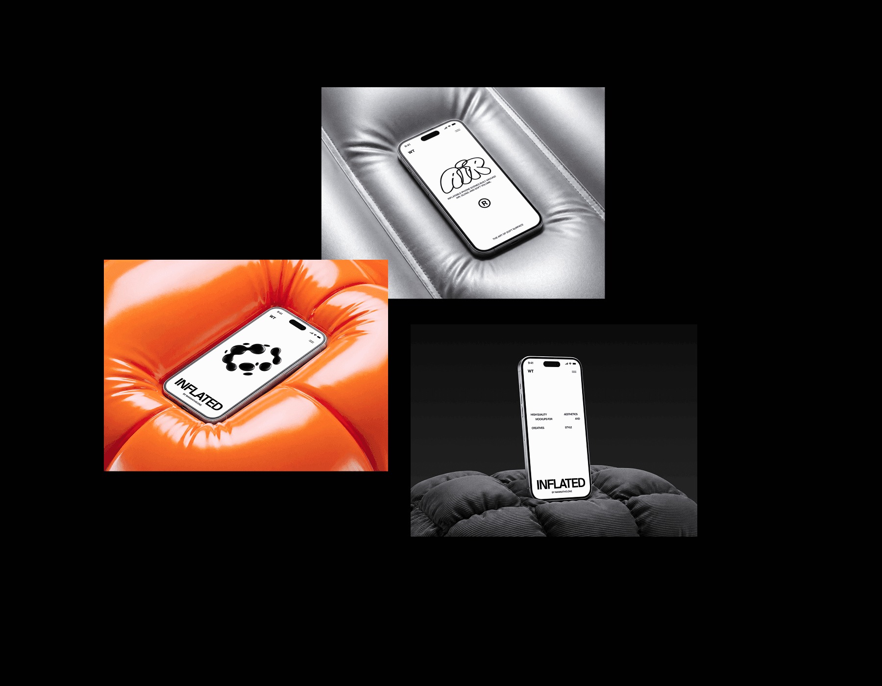 Inflatable iPhone Mockups
