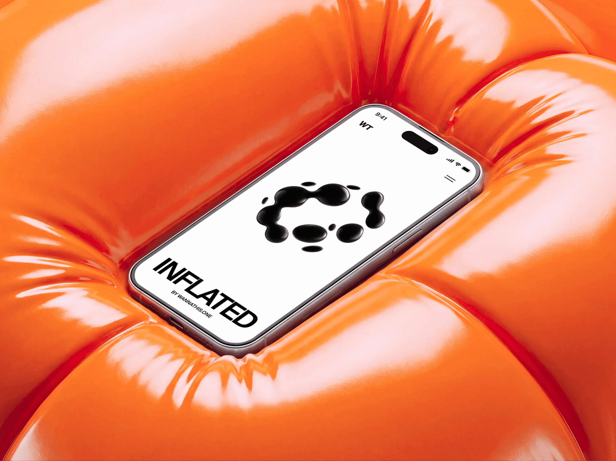 Inflatable iPhone Mockups Image 9