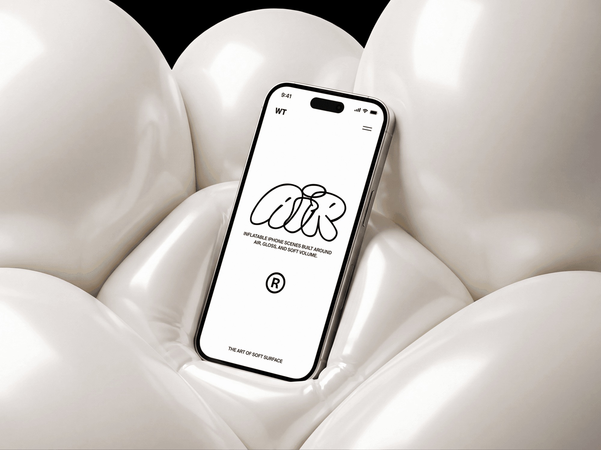 Inflatable iPhone Mockups Image 13