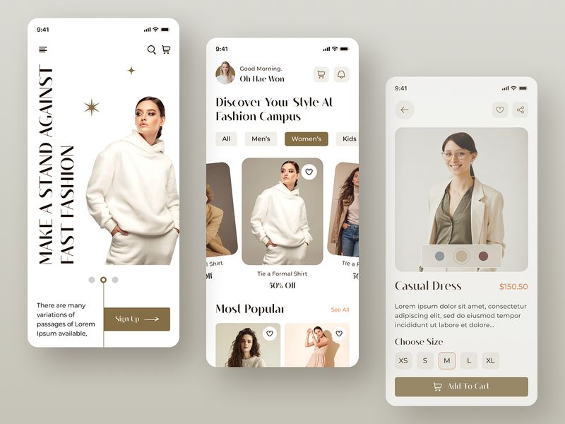 Fashion E - Commerce Mobile App