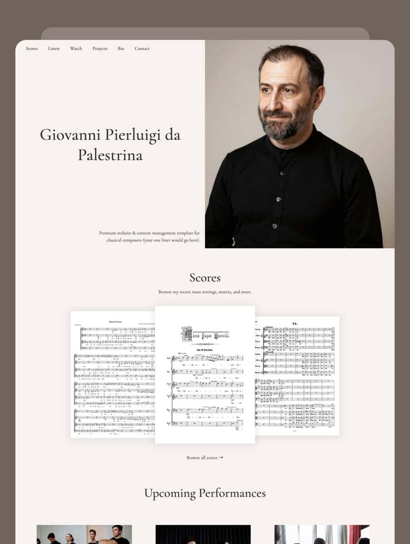 Palestrina by Xenakis Sites