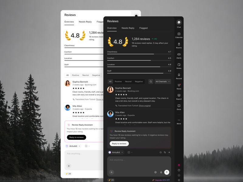 AI Review Center for Hotels