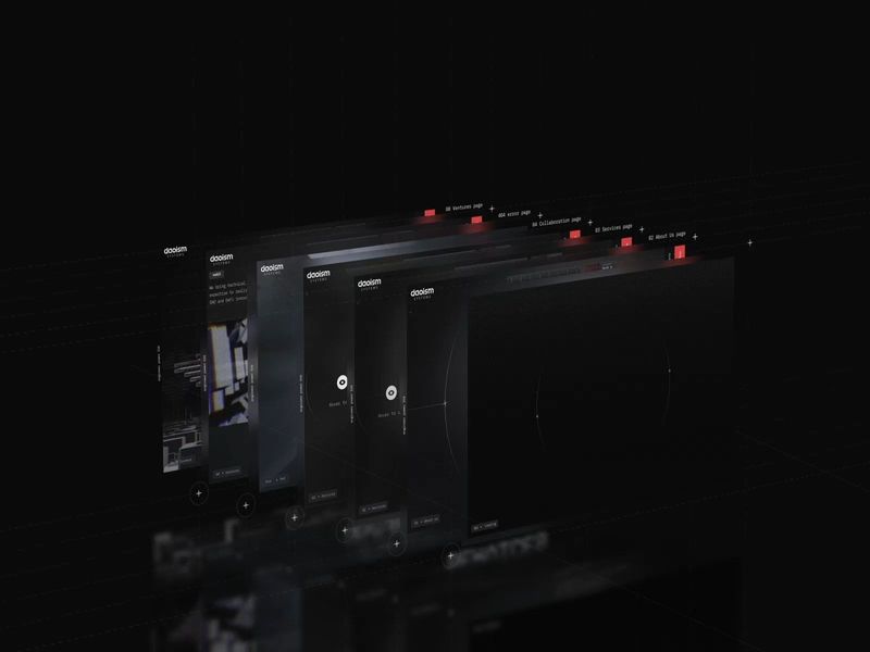 Immersive 3D Website for a Web3 Studio