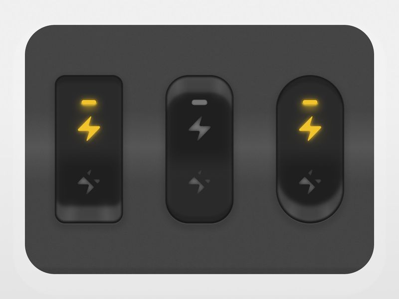 Switch Button - Morphism Effect Figma by Ary Sumberdana