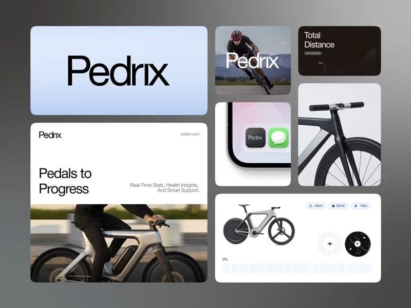 Electric Bike Bento Branding and Brand Identity Motion Design