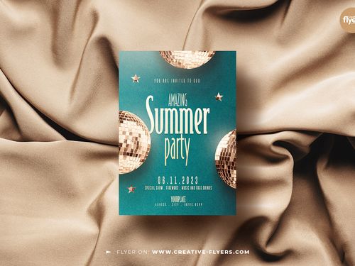 Sumemr Party Flyer Template (PSD)