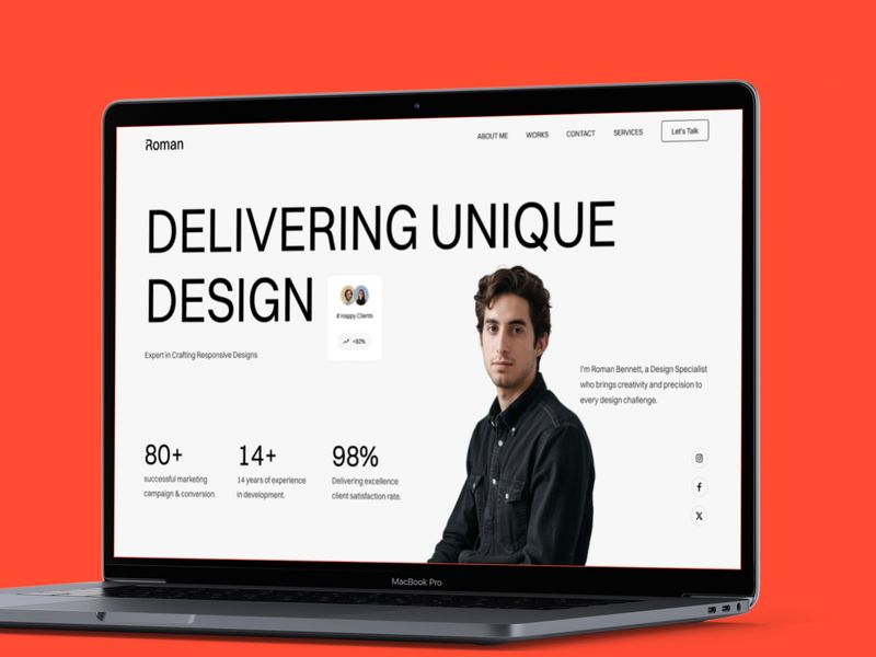 Roman - Portfolio & Agency Website Template