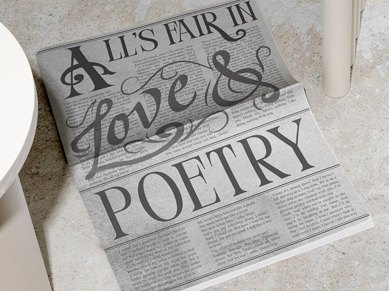 Typography Editorial Design