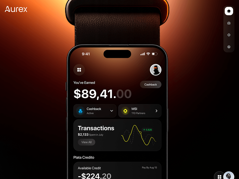 Finance & Credit Card Management Mobile App