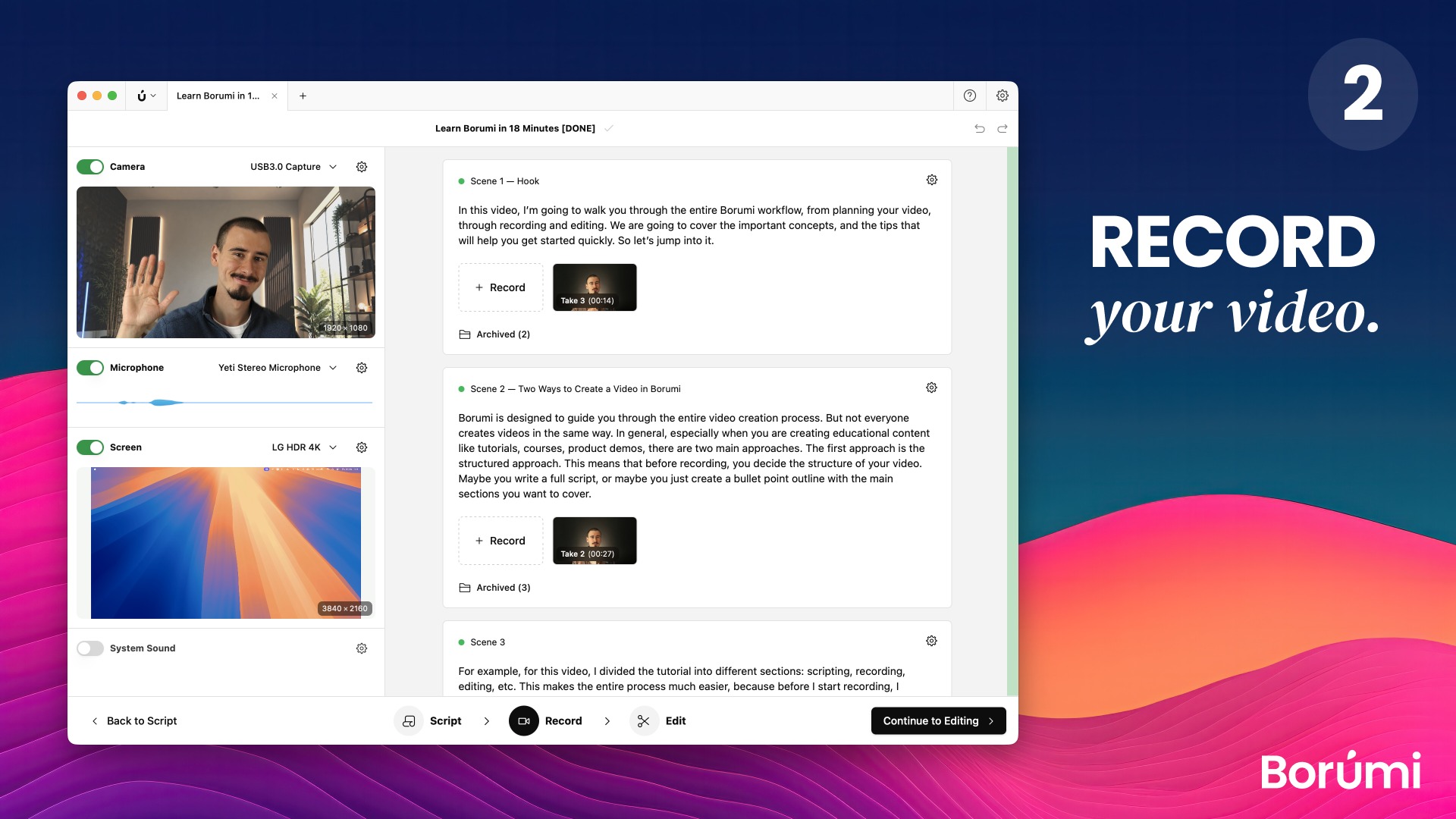Borumi - Create amazing videos, without the hassle. Image 1