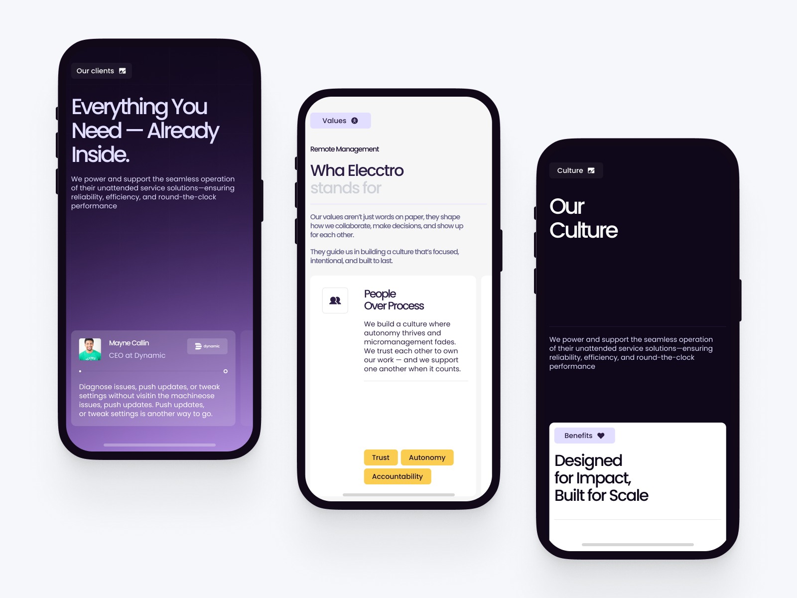 An interactive website for IoT & vending tech company Image 4