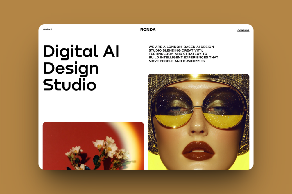RONDA - Modern Designer Portfolio Readymag Template [FREE]