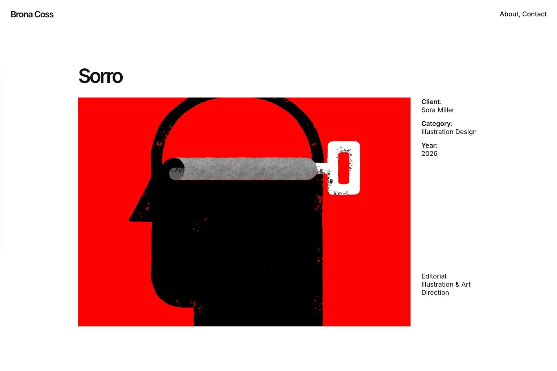 BRONA - Modern Portfolio Readymag Template Image 0